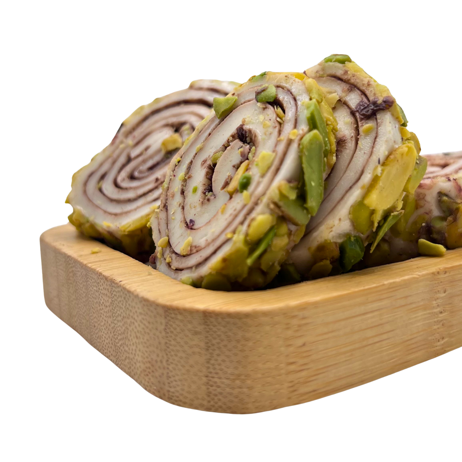 راحة تركية بالفستق والشوكولاتة