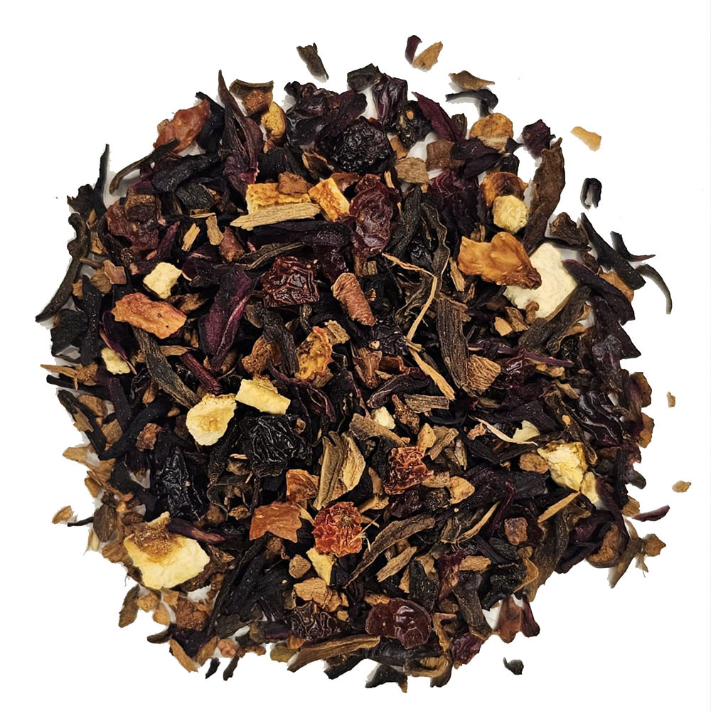 شاي اعشاب تفاح وقروفة