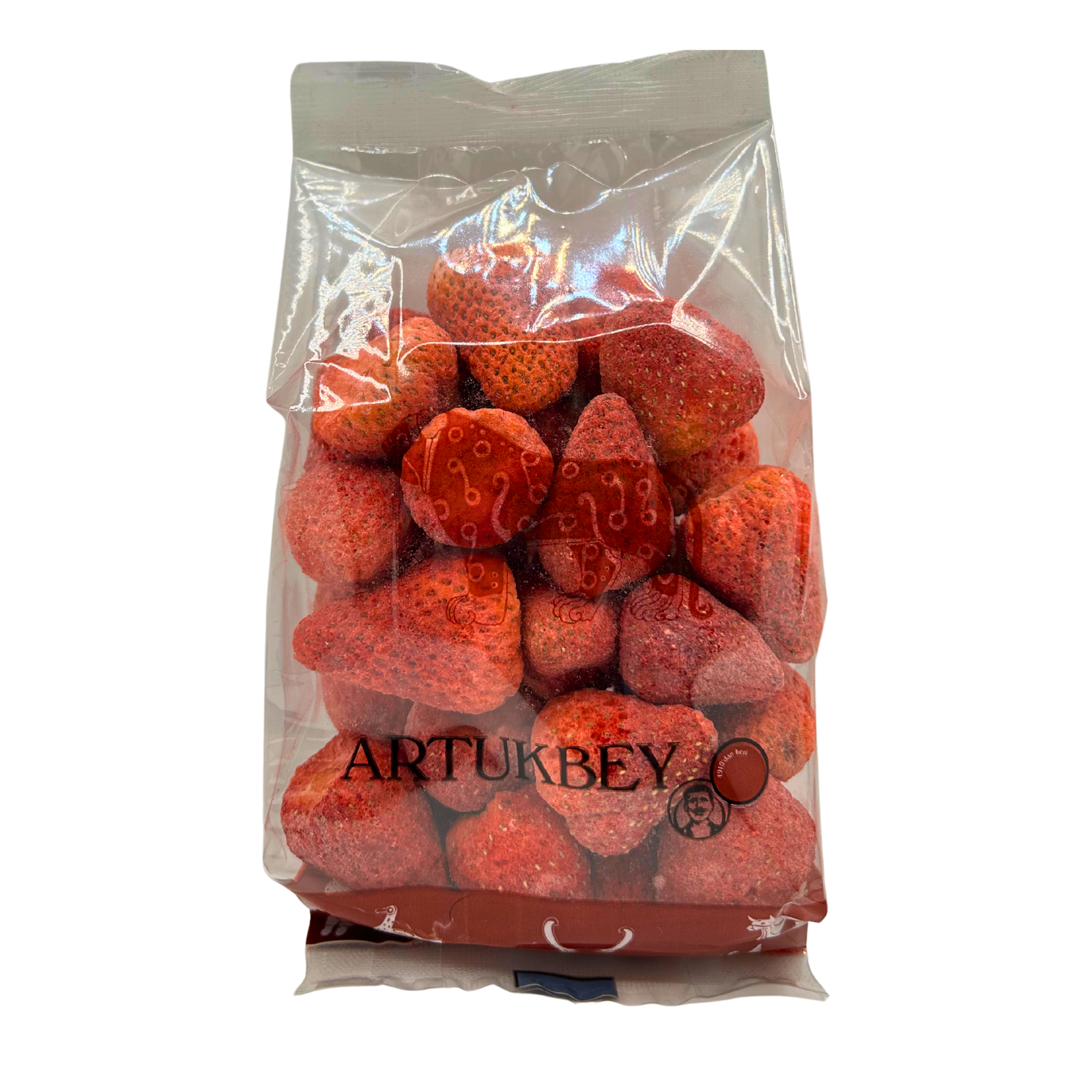 فراولة مقرمشة بالتبريد